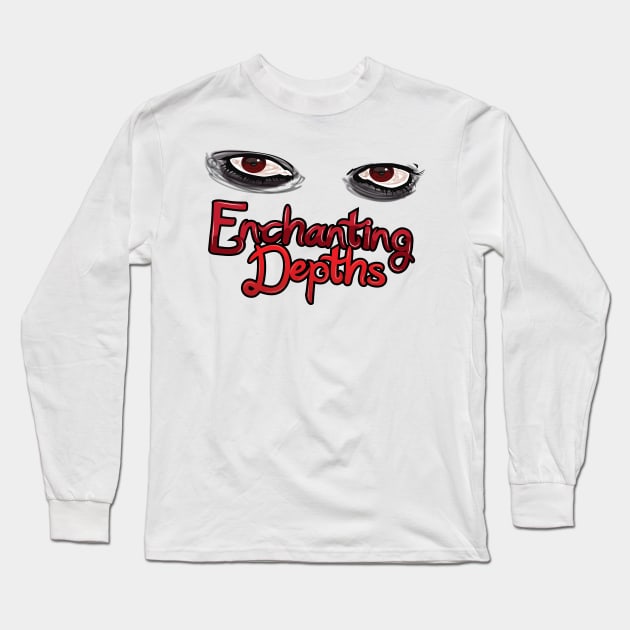 Enchanting Depths | Vampire Eyes | spooky Long Sleeve T-Shirt by muzamilshayk